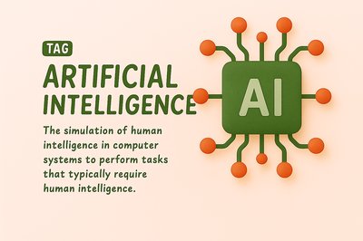 Informative Graphic on Artificial Intelligence Concept