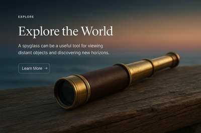 Stylish Telescope Design for Exploration and Discovery