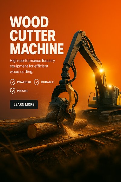 High-Performance Wood Cutter Machine for Efficient Forestry Work