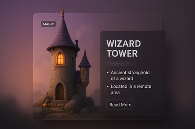 Enchanting 3D Wizard Tower Illustration
