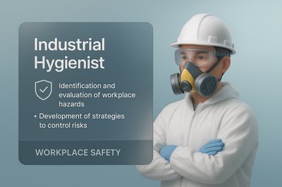 Professional Industrial Hygienist in Workplace Safety Environment