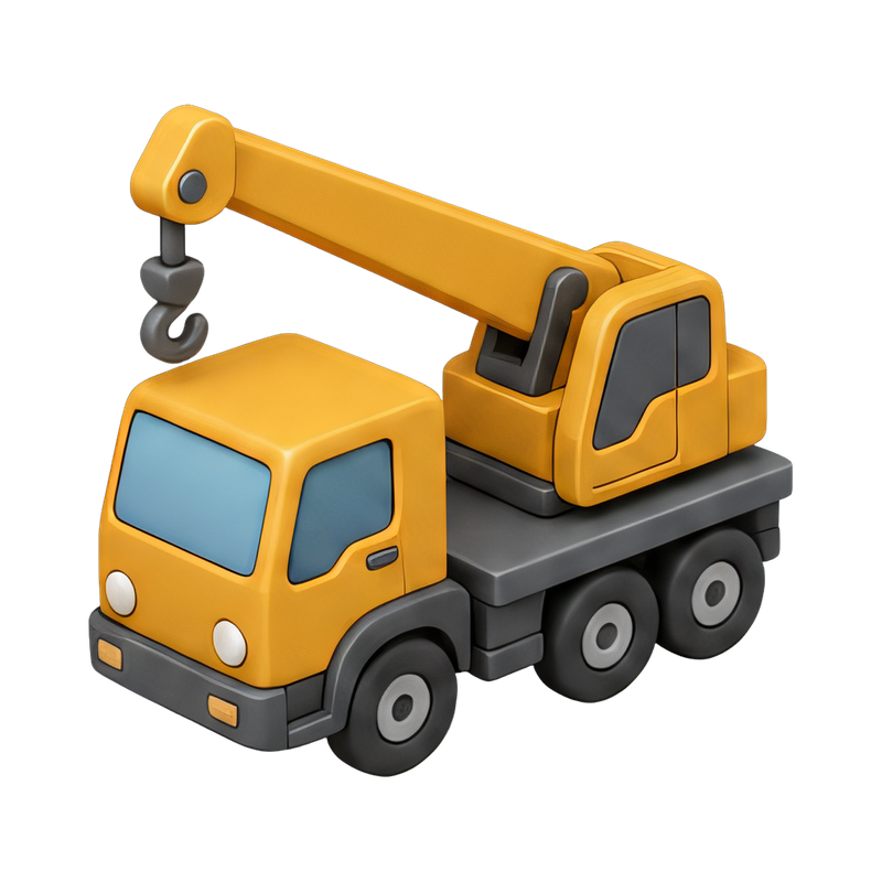 heavy-duty crane truck