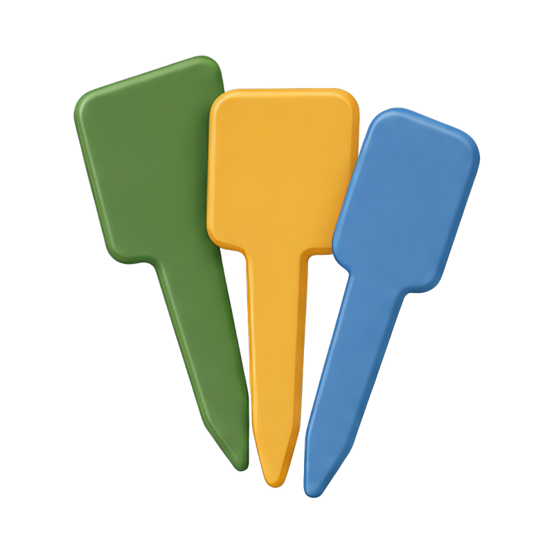 garden plant label stakes