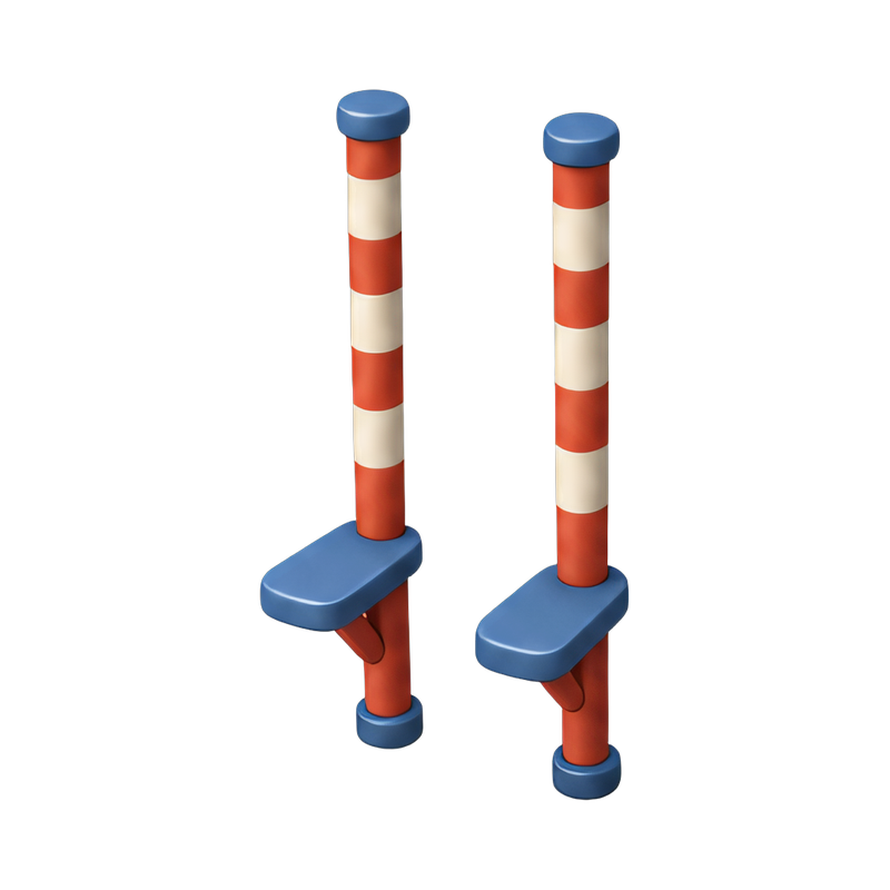 striped stilts in nature