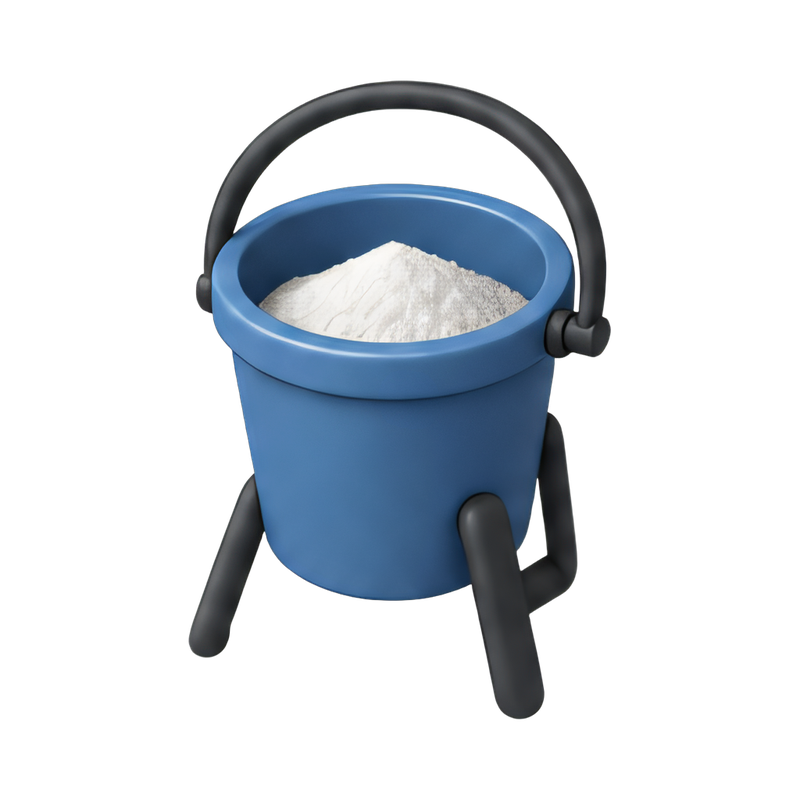 chalk bucket on a stand