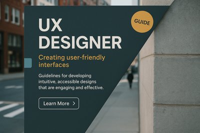 Modern UX Design Guide Signage for User-Friendly Interfaces
