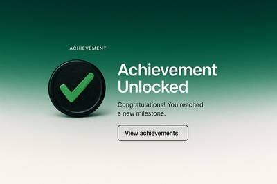 Achievement Unlocked: Milestone Celebration Design