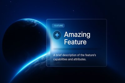 Stunning Cosmic Horizon with Integrated Feature Block