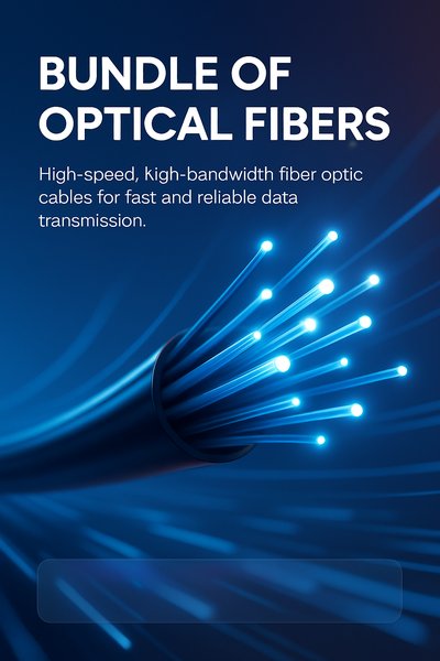 High-Speed Optical Fiber Bundle for Data Transmission