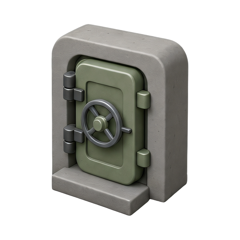 heavy bunker blast door design