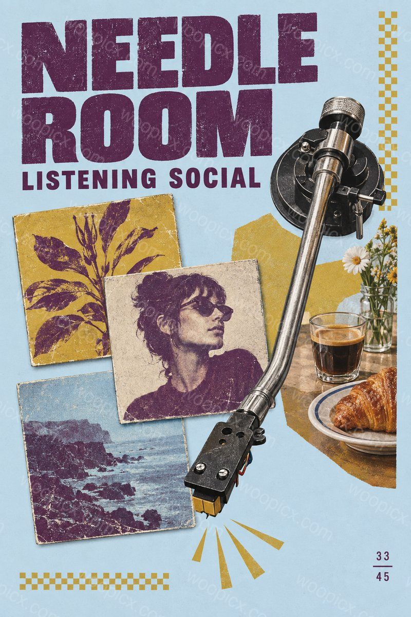 Vintage Needle Room Poster