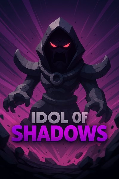 Dynamic Idol of Shadows Illustration with Bold Typography