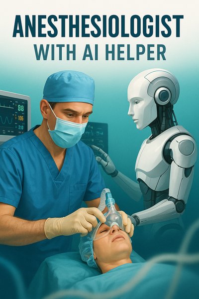 Anesthesiologist and AI Assistant in Medical Setting