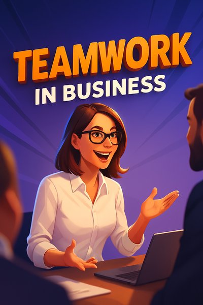 Dynamic Business Meeting Scene with Engaged Teamwork