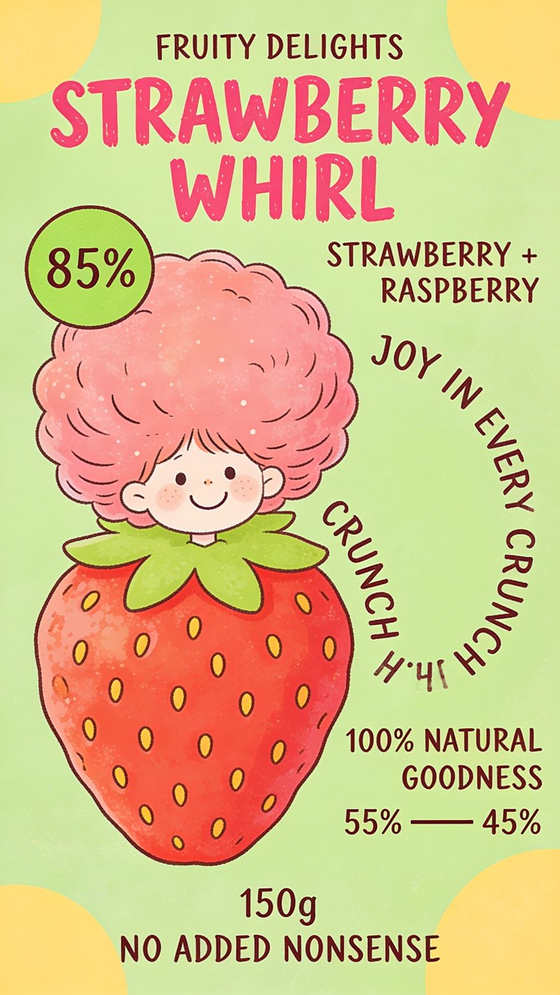 Fruity Delights Strawberry Whirl