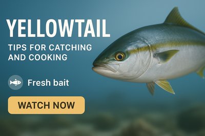 Informative Graphic on Yellowtail Fishing Tips