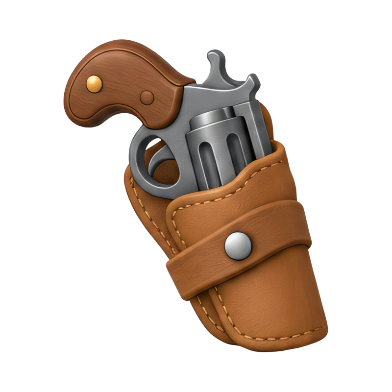 classic cowboy toy revolver
