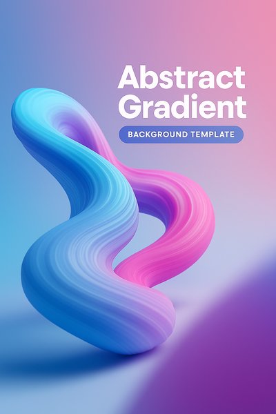 Dynamic Abstract Gradient Background Template for Modern Design