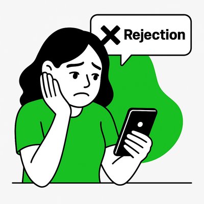 Illustration of a Person Experiencing Rejection