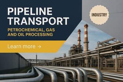 Industrial Pipeline for Petrochemical and Gas Processing