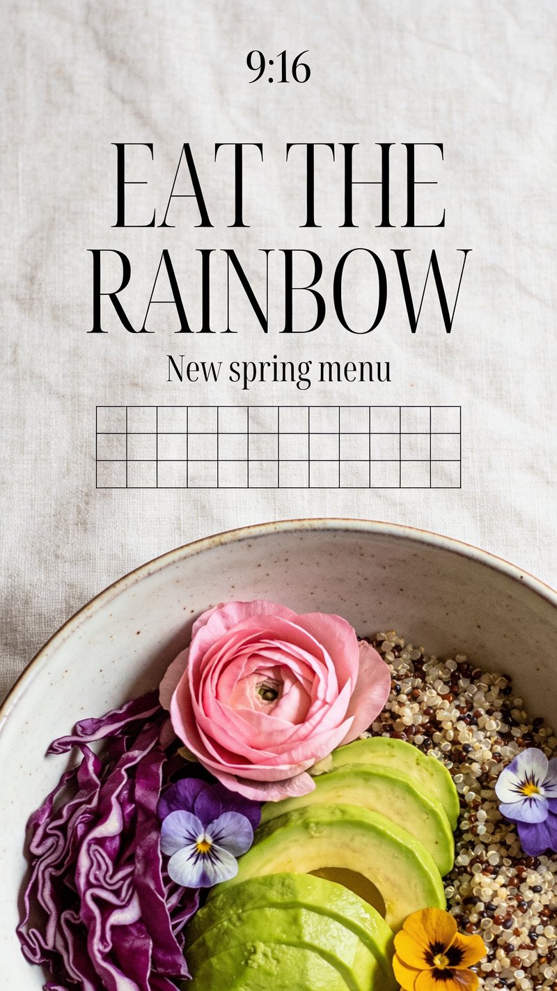 colorful vegan bowl arrangement