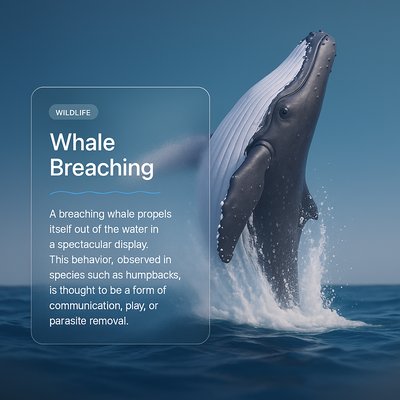 Whale Breaching: Spectacular Display of Nature's Majesty