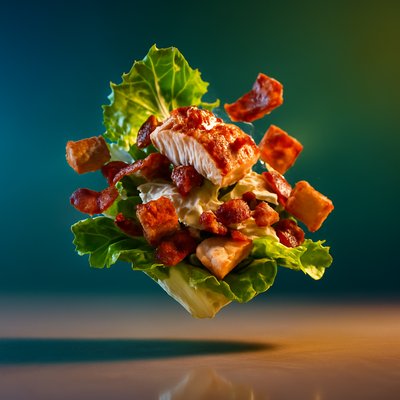 Dynamic Caesar Salad with Realistic Composition