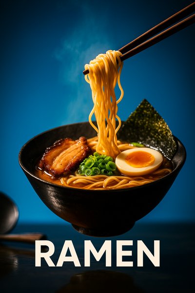 Dynamic Ramen Scene with Realistic Aesthetic