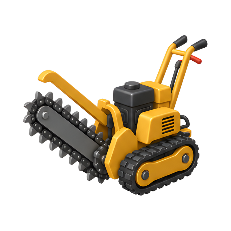 heavy-duty chain trencher