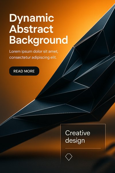 Dynamic Abstract Background with Creative Design Elements