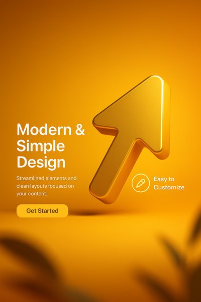 Modern and Simple Design Graphic for Customization