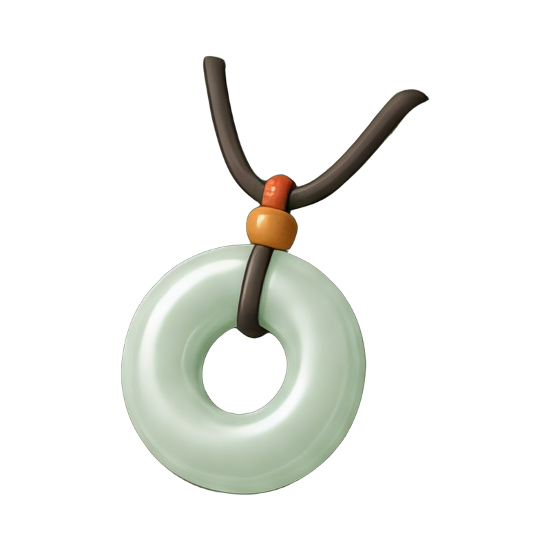 elegant jade pendant showcase
