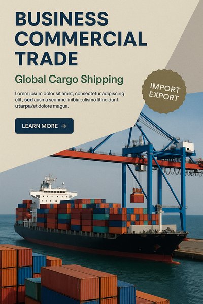 Container Ship Docked with Cargo for Global Trade