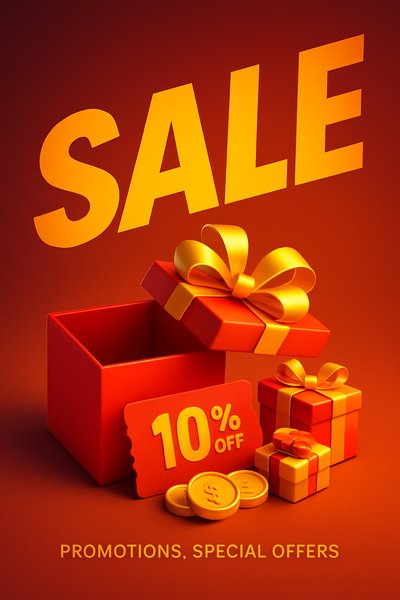 Dynamic Gift Promotion with Discounts and E-commerce Elements