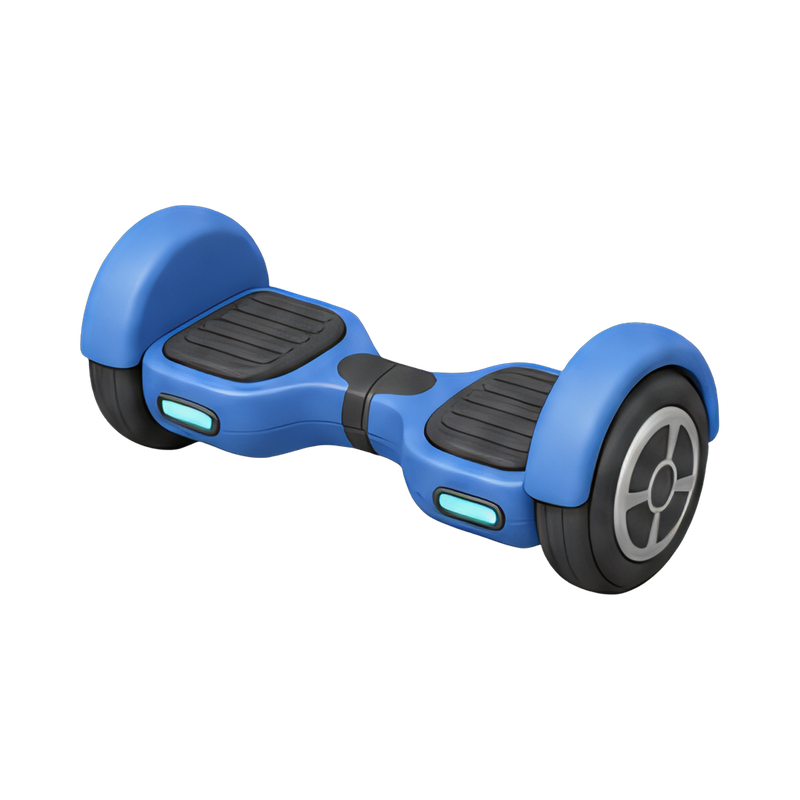 two-wheel hoverboard in action