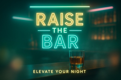 Neon Bar Scene with Inviting Atmosphere