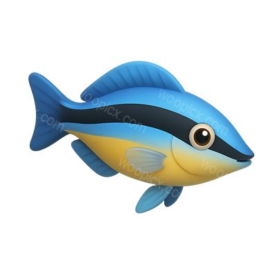 Colorful Cartoon Fish Illustration