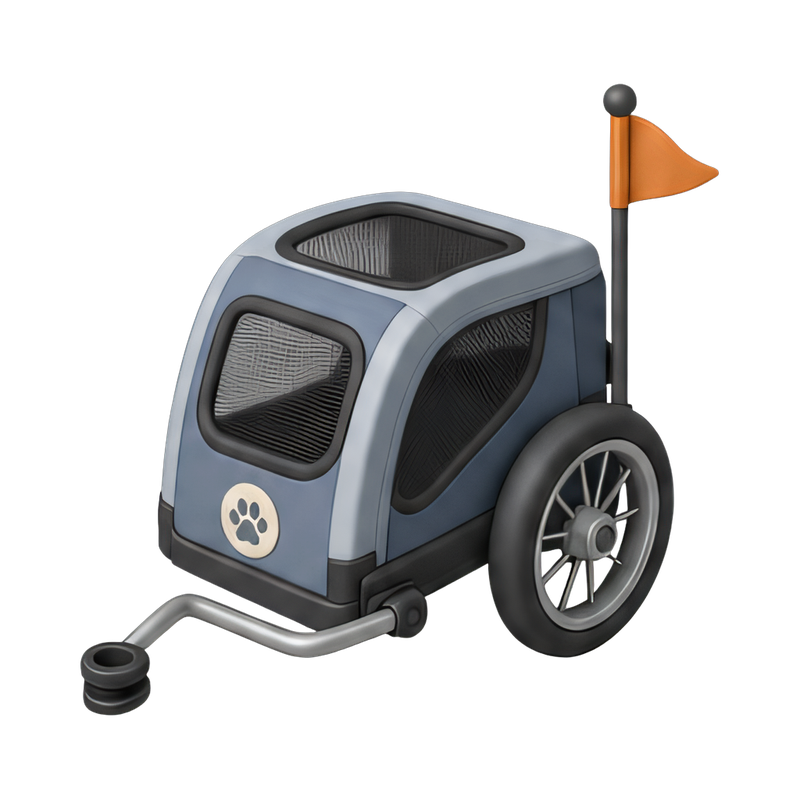 pet-friendly bike trailer