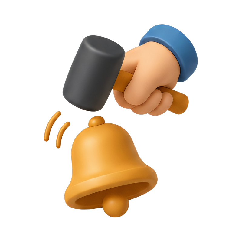 Strongman ringing the bell