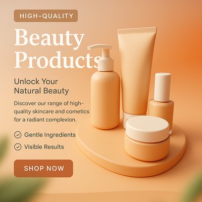 Promotional Graphic for Skincare Products
