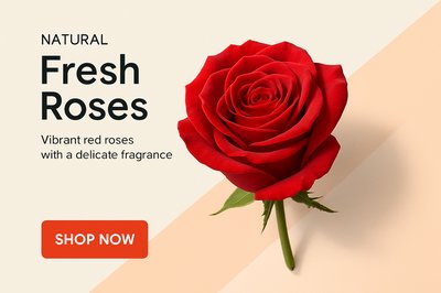 Vibrant Red Roses Pattern for Modern Product Advertising