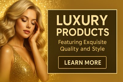 Golden Elegance: Luxury Products Featuring Exquisite Quality
