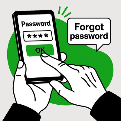 Mobile Authentication Illustration with User Interaction