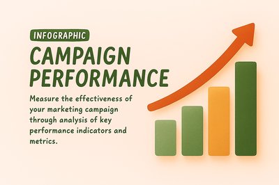 Informative Infographic on Campaign Performance Metrics