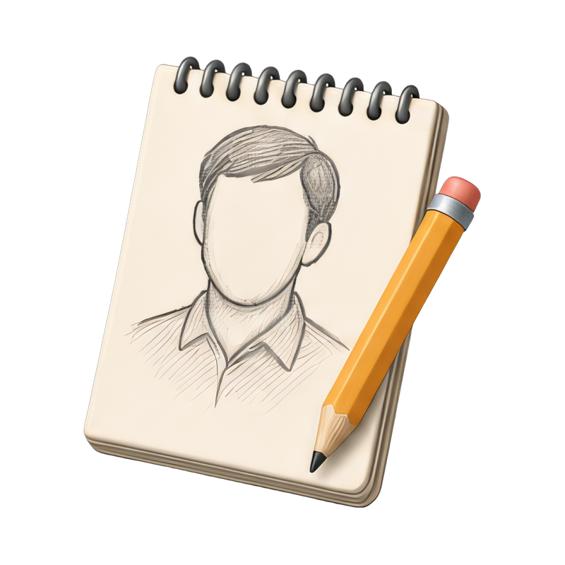 detailed witness sketch