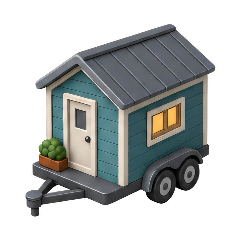 cozy tiny house on wheels