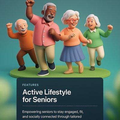 Joyful Seniors Embracing an Active Lifestyle Together
