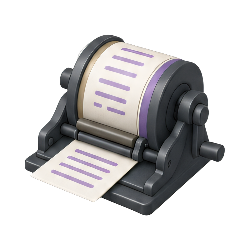 vintage mimeograph drum