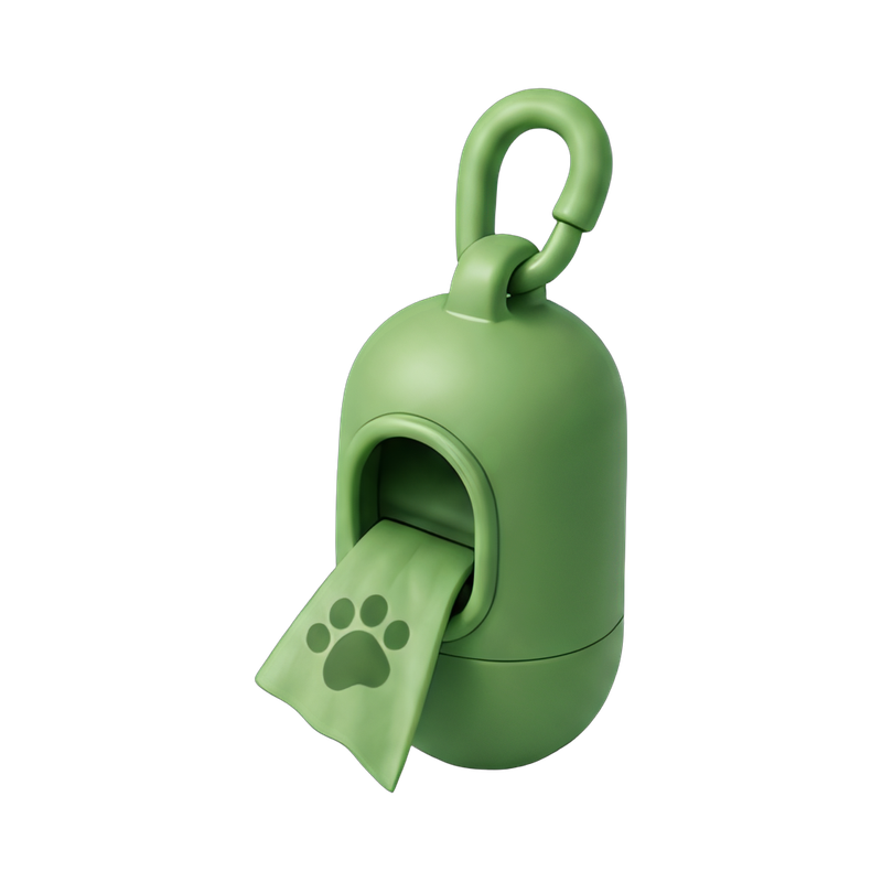 modern poop bag dispenser
