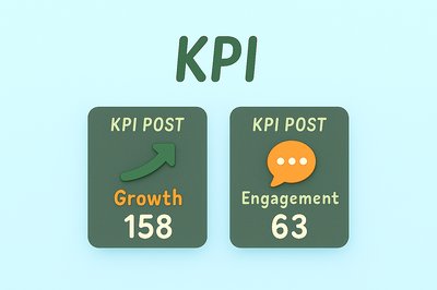 KPI Performance Metrics Graphic for Business Analysis